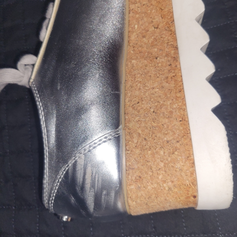 Silver Steve Madden Platform - image 3